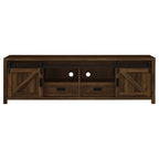 Madra 2-door Engineered Wood 79-inch TV Stand Dark Pine