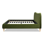 Roman - Curved Headboard Upholstered Platform Bed