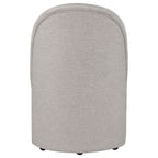 Aubrey Upholstered Barrel Dining Side Chair Beige (Set of 2)