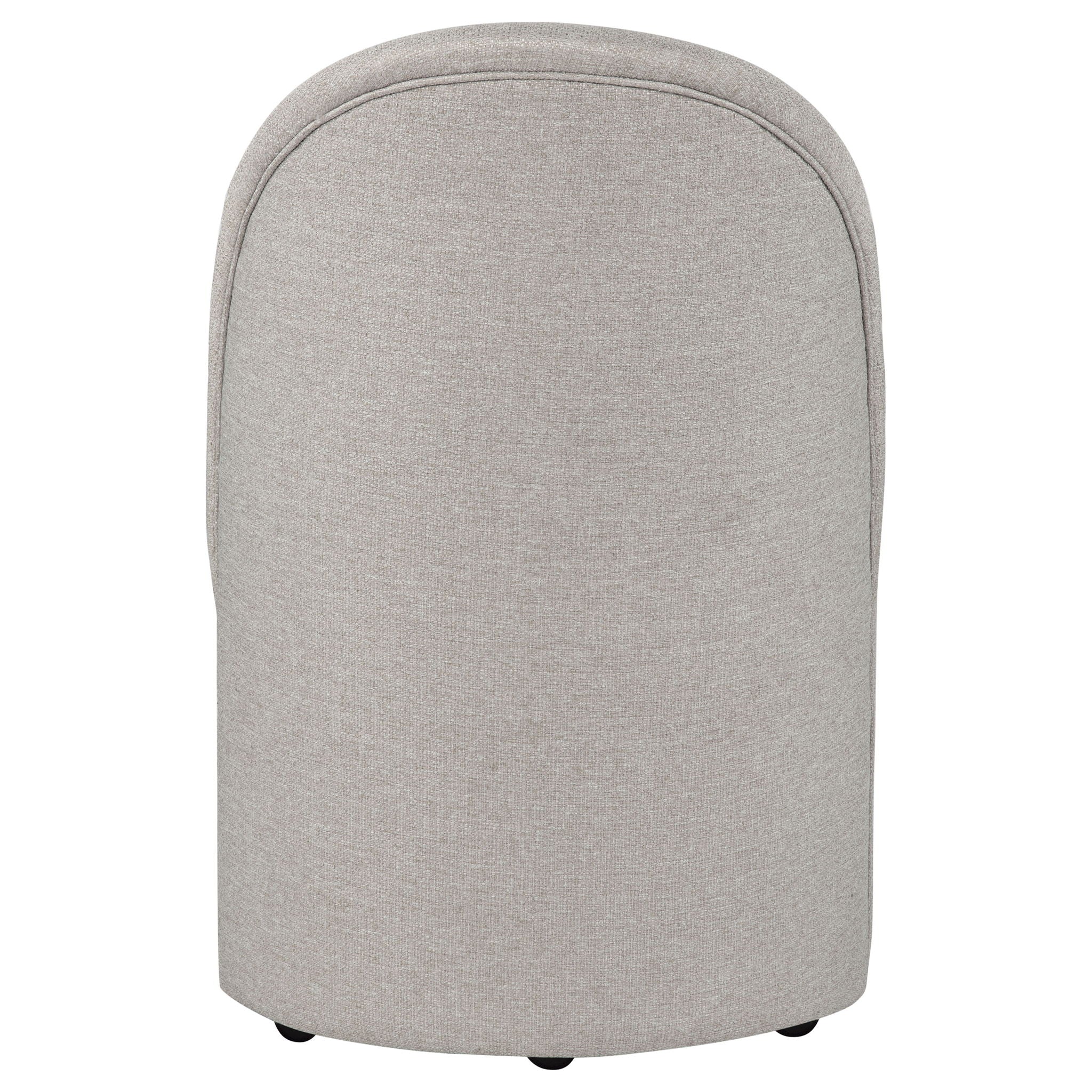Aubrey Upholstered Barrel Dining Side Chair Beige (Set of 2)