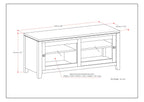 Cosmopolitan - Handcrafted TV Media Stand