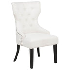 Baney Fabric Upholstered Dining Side Chair Cream and Black