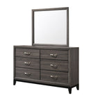 Contemporary 6 Drawer Dresser With Handles