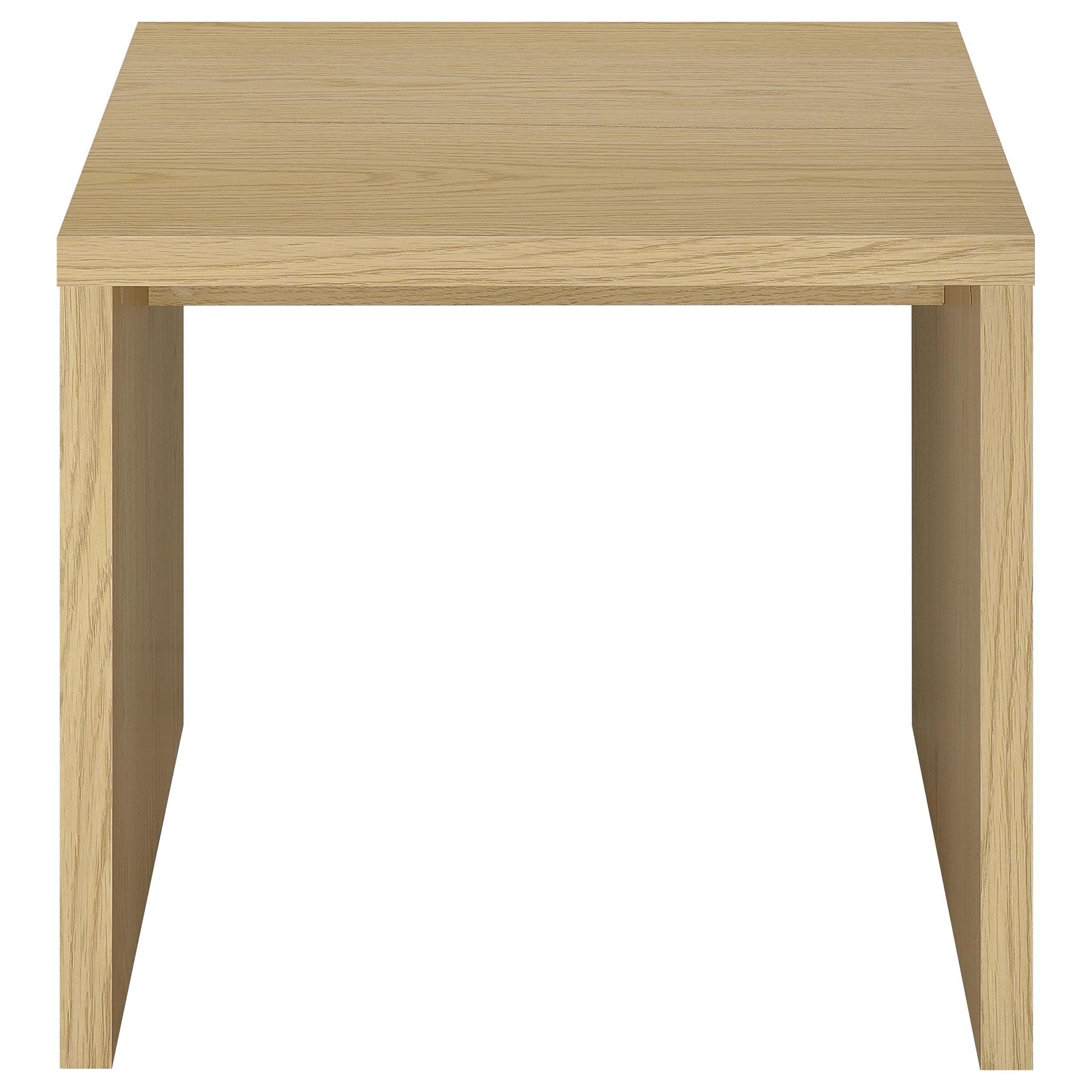 Canoga 3-piece Lift Top Cocktail Coffee Table Set Light Oak