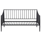Newbury Metal Twin Daybed Bed Frame Matte Black