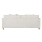 Sofa Single Reverable Cushion With 2 Pillows - Off White