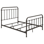 Livingston Metal Full Open Frame Bed Dark Bronze