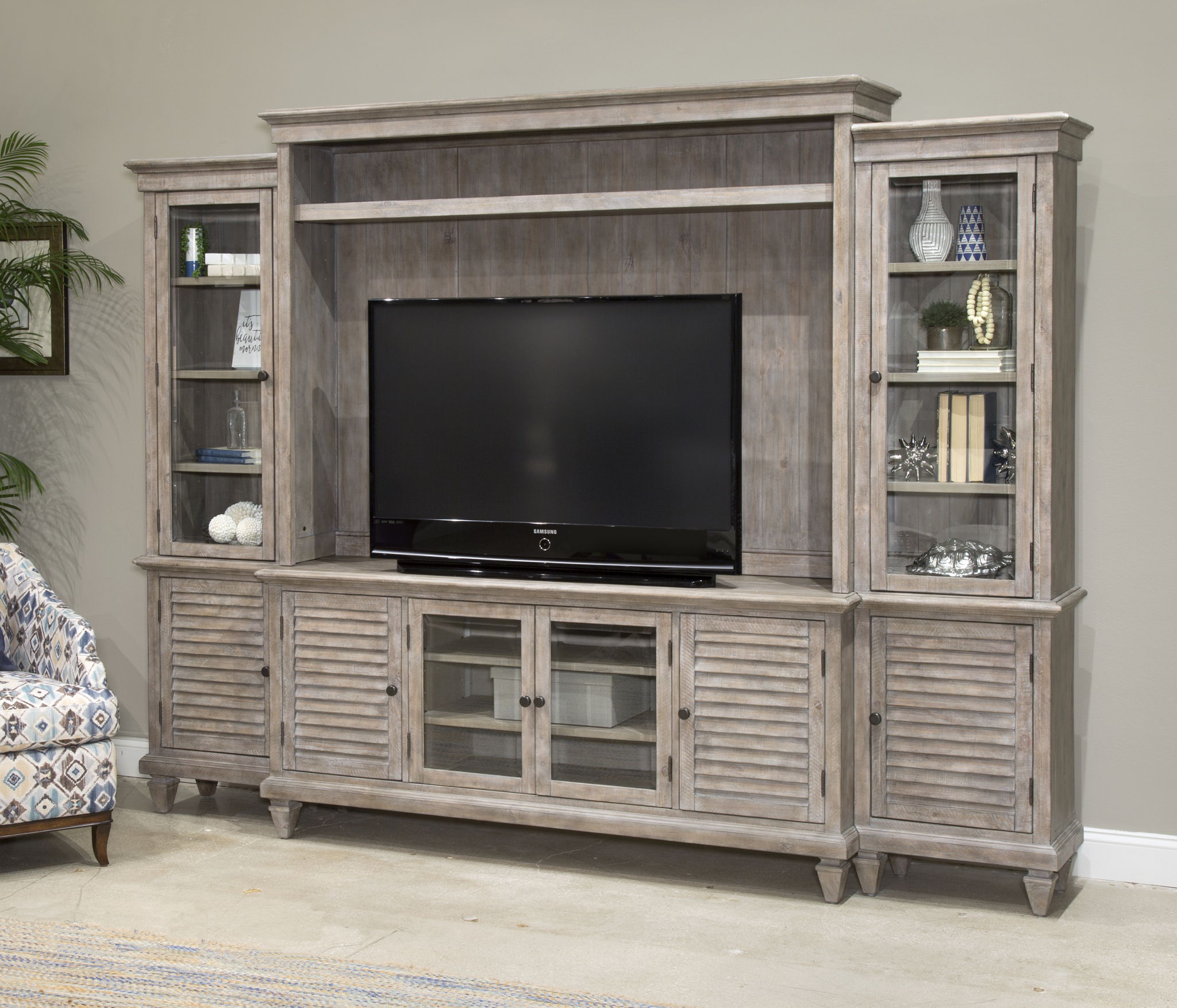 Calistoga - Rustic Hutch - Dovetail Gray