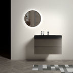 Alice - Bathroom Vanity With Sink, Wall Mounted, Floating