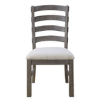 Upholstered Dining Chairs (Set of 2) - Brown - Wood