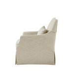 Traditional Design London Skirted Swivel Chair