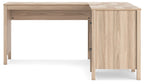 Battelle - 60" Home Office Desk With Return - Tan