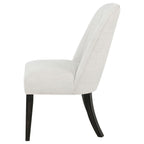 Leandro Upholstered Dining Side Chair Cream (Set of 2)