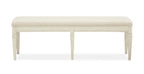 Newport - Bench With Upholstered Seat - Alabaster