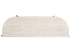Jennings - Demilune Sofa Table - Edgecomb Gray And Weathered Antique Nickel