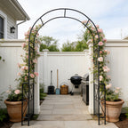 Metal Garden Arch Garden Arbor Trellis Climbing Plants Support Rose Arch Outdoor Arch