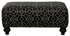 Cumberland - Cocktail Ottoman - Onyx