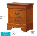 Louis Phillipe - Nightstand - Wood