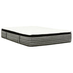 14" Premium Hybrid Mattress In A Box Plush Gel Memory Foam Top With Cooling Technology - Gray / White - Queen