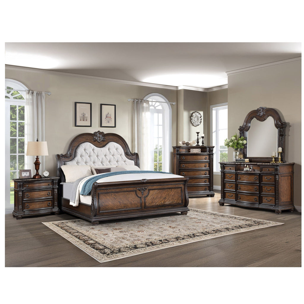 11 Drawer Dresser - Brown / Coffee
