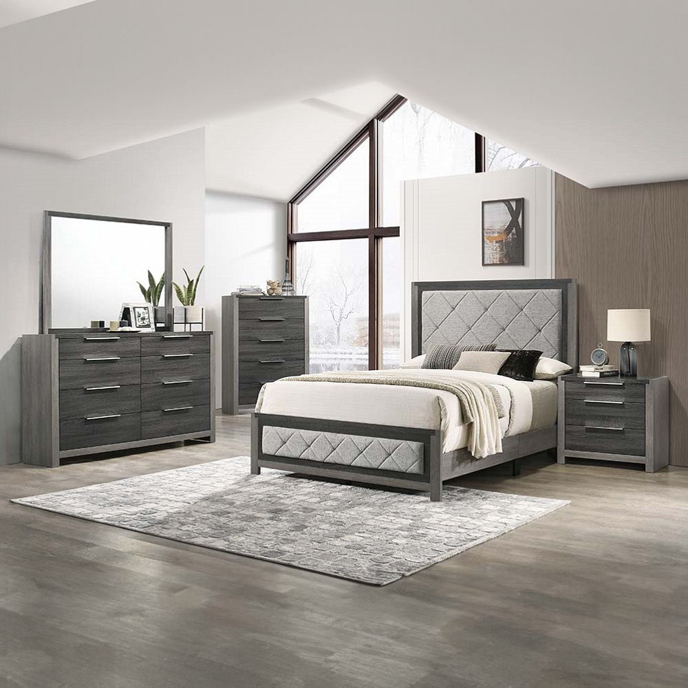 Jehoram - 3 Drawer Nightstand For Bedroom
