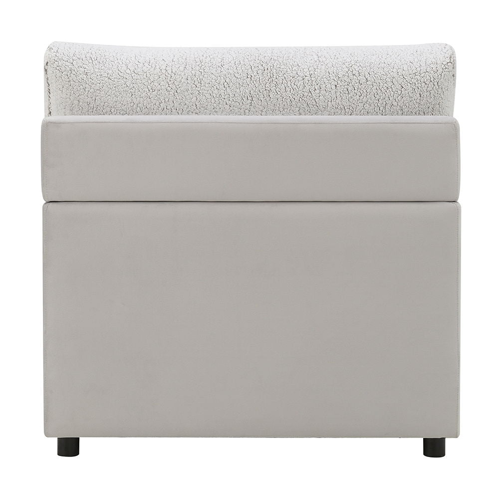 Tarrance - Modular Armless Chair - Gray