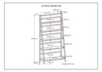 Acadian - Handcrafted Wide Bookcase
