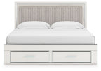 Zuraleus - Upholstered Panel Platform Storage Bed