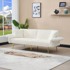 Luxury Foldable Double Sofa Bed With Folding Armrests