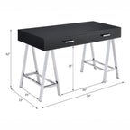 Coleen - High Gloss Writing Desk With USB