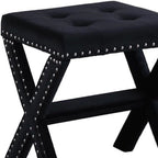 Upholstered Accent Bench With Nailhead Trim