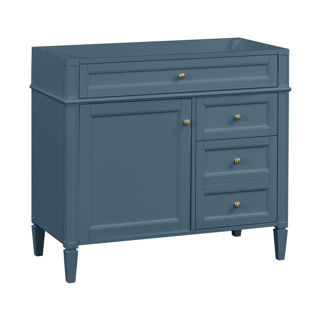 Bathroom Vanity With 2 Drawers And Tip-Out Drawer, Storage Cabinet
