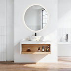Floating Bathroom Vanity With Vessel Sink
