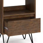 Chase - Tall Bookcase - Rustic Natural Aged Brown