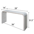Waterfall Console Table