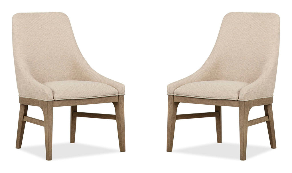 Tristan - Upholstered Arm Chair (Set of 2) - Swiss Coffee