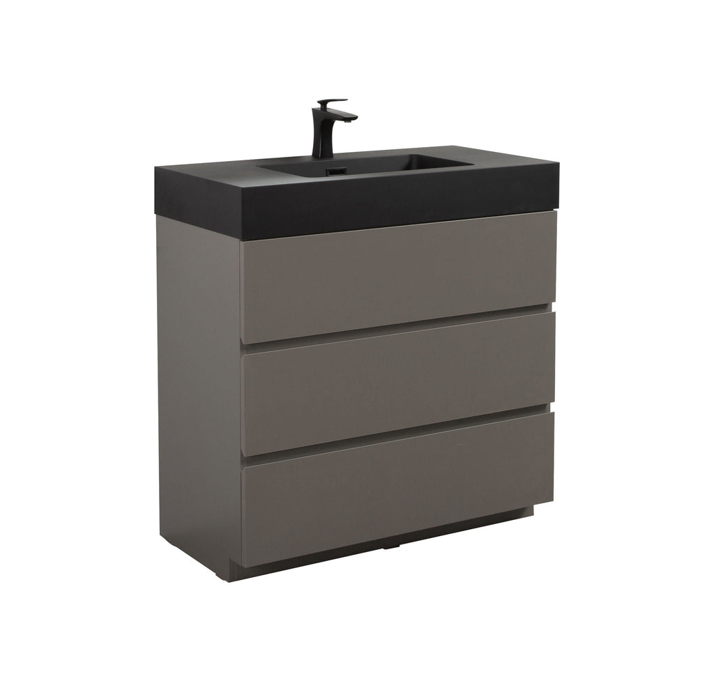 Alice - Bathroom Vanity With Sink, Large Storage Freestanding