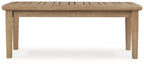Carter Hall - Rectangular Cocktail Table - Beige