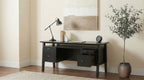 Goodson 64-inch 4-Drawer Double Pedestal Computer Desk Black