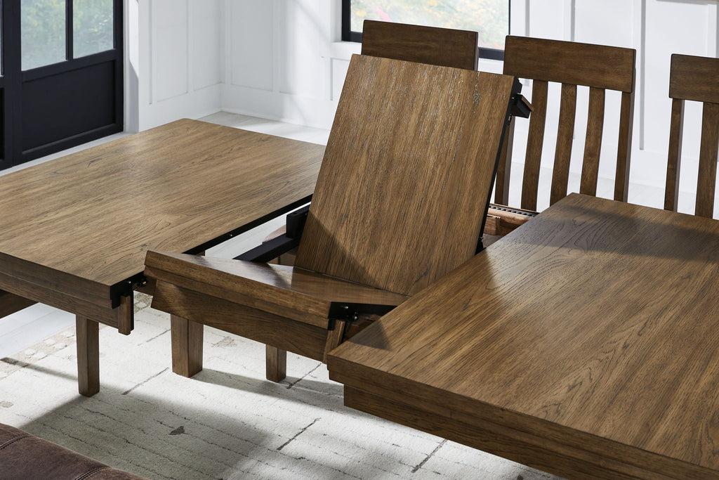 Urbinforte - Dining Room Butterfly Extension Table - Light Brown