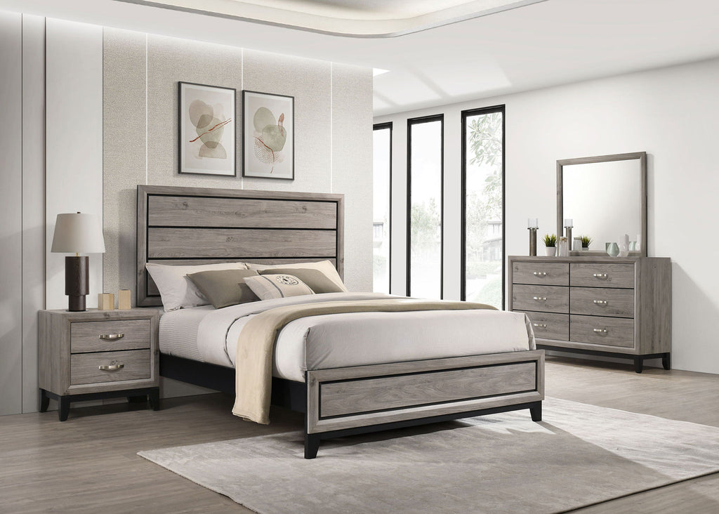 Valen Four-piece Queen Bedroom Set Light Taupe