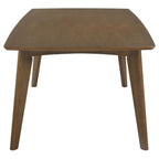 Malone Rectangular 78-inch Wood Dining Table Dark Walnut