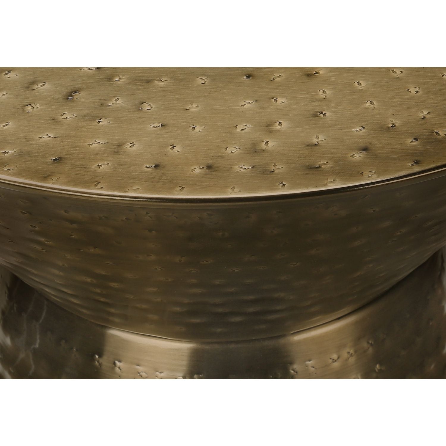 Drum Accent Side Table, Contemporary & Modern Elegant Design