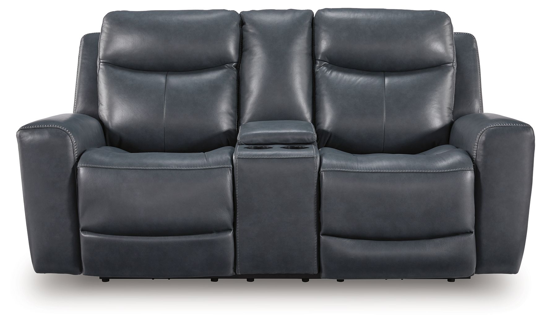 Bexhurst - Power Reclining Loveseat With Console / Adjustable Headrest