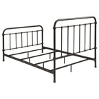 Livingston Metal Full Open Frame Bed Dark Bronze