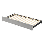 Twin Size Upholstered Daybed With Pop Up Trundle