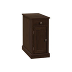 Accent End Table, Storage Drawer, Versatile Design - Espresso
