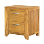 Nightstand - Natural Wood / Brown