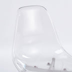Transparent Dining Chair (Set of 4) - Matte White