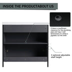 Modern Freestanding Bathroom Vanity With Resin Sink & Soft Close Cabinet Doors